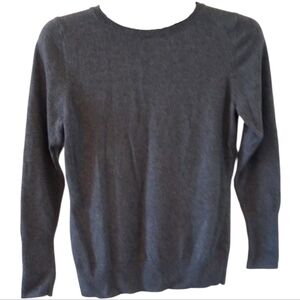 Worthington Charcoal Crew Neck Pullover Sweater Size Medium
